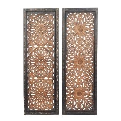 Wholesale 🔥 36" Brown Traditional Wall Décor Set by Ivory and Iris 🎉