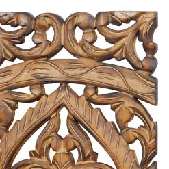 Best reviews of 🔔 36" Brown Wood Traditional Floral Wall Décor Set by Ivory and Iris 👏 -Cheap Ivory and Iris Store D489188S 3