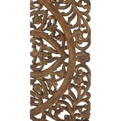 Best reviews of 🔔 36" Brown Wood Traditional Floral Wall Décor Set by Ivory and Iris 👏 -Cheap Ivory and Iris Store D489188S 4
