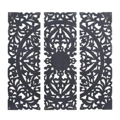 Best reviews of 🔔 36" Brown Wood Traditional Floral Wall Décor Set by Ivory and Iris 👏 -Cheap Ivory and Iris Store D489188S 6