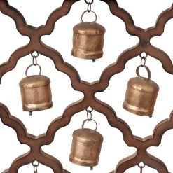 Cheap 👏 17" Gold Farmhouse Mango Wood Wall Décor by Ivory and Iris 🛒 -Cheap Ivory and Iris Store D489198S 3