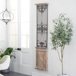 Discount 🧨 71" Brown Rustic Ornamental Wood & Metal Wall Décor by Ivory and Iris ✨ 21 Discount 🧨 71" Brown Rustic Ornamental Wood & Metal Wall Décor by Ivory and Iris ✨ -Cheap Ivory and Iris Store D489199S 11