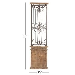 Discount 🧨 71" Brown Rustic Ornamental Wood & Metal Wall Décor by Ivory and Iris ✨ 19 Discount 🧨 71" Brown Rustic Ornamental Wood & Metal Wall Décor by Ivory and Iris ✨ -Cheap Ivory and Iris Store D489199S 9