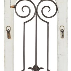 Brand new ✨ 58" White Farmhouse Ornamental Metal & Wood Wall Décor by Ivory and Iris 🤩 23 Brand new ✨ 58" White Farmhouse Ornamental Metal & Wood Wall Décor by Ivory and Iris 🤩 -Cheap Ivory and Iris Store D489200S 10