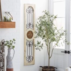 Brand new ✨ 58" White Farmhouse Ornamental Metal & Wood Wall Décor by Ivory and Iris 🤩 26 Brand new ✨ 58" White Farmhouse Ornamental Metal & Wood Wall Décor by Ivory and Iris 🤩 -Cheap Ivory and Iris Store D489200S 13