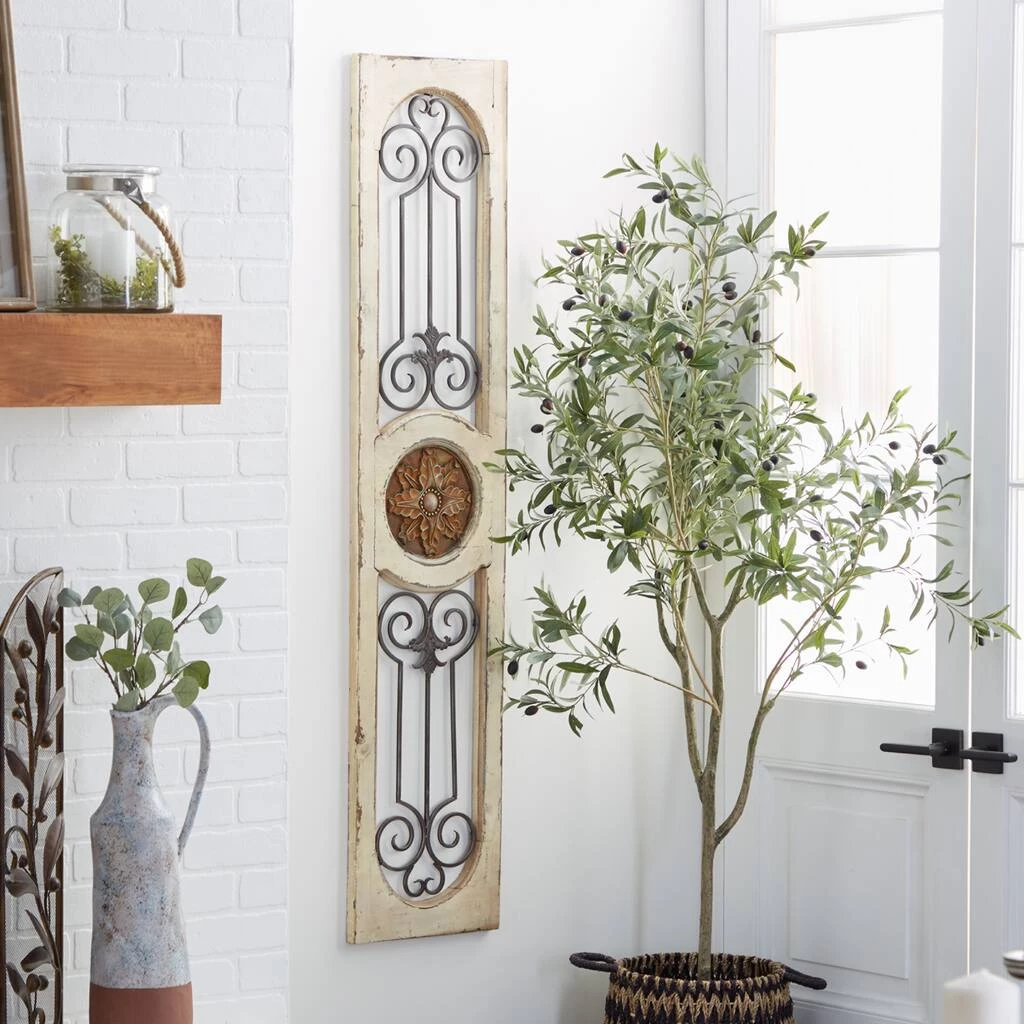 Brand new ✨ 58" White Farmhouse Ornamental Metal & Wood Wall Décor by Ivory and Iris 🤩 13 Brand new ✨ 58" White Farmhouse Ornamental Metal & Wood Wall Décor by Ivory and Iris 🤩 - Image 13