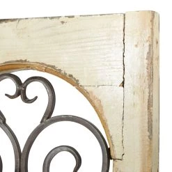 Brand new ✨ 58" White Farmhouse Ornamental Metal & Wood Wall Décor by Ivory and Iris 🤩 19 Brand new ✨ 58" White Farmhouse Ornamental Metal & Wood Wall Décor by Ivory and Iris 🤩 -Cheap Ivory and Iris Store D489200S 6