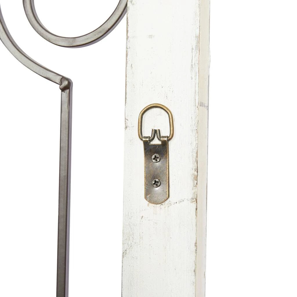 Brand new ✨ 58" White Farmhouse Ornamental Metal & Wood Wall Décor by Ivory and Iris 🤩 9 Brand new ✨ 58" White Farmhouse Ornamental Metal & Wood Wall Décor by Ivory and Iris 🤩 - Image 9