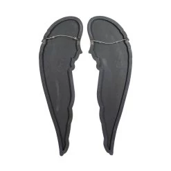 Cheapest ✔️ 40" White Wood Vintage Wings Wall Décor Set by Ivory and Iris 🛒 -Cheap Ivory and Iris Store D489206S 4