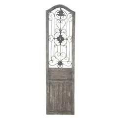 Budget ✔️ Brown Rustic Ornamental Wood Wall Decor, 72" x 19" by Ivory and Iris ⌛