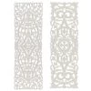 Best reviews of ✨ Set of 2 White Mango Wood Farmhouse Abstract Wall Decor, 16" x 48" by Ivory and Iris 🛒