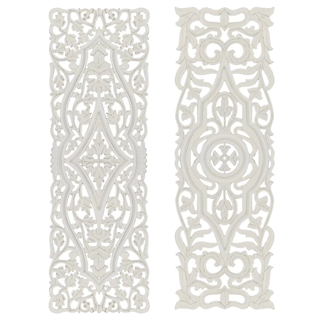 Best reviews of β¨ Set of 2 White Mango Wood Farmhouse Abstract Wall Decor, 16" x 48" by Ivory and Iris π 1 Best reviews of β¨ Set of 2 White Mango Wood Farmhouse Abstract Wall Decor, 16" x 48" by Ivory and Iris π