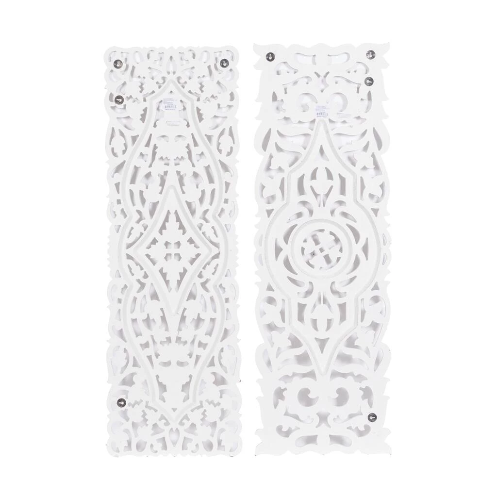 Best reviews of β¨ Set of 2 White Mango Wood Farmhouse Abstract Wall Decor, 16" x 48" by Ivory and Iris π 5 Best reviews of β¨ Set of 2 White Mango Wood Farmhouse Abstract Wall Decor, 16" x 48" by Ivory and Iris π - Image 5