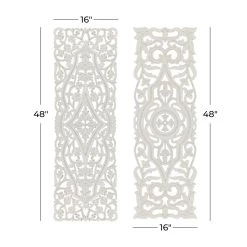 Best reviews of β¨ Set of 2 White Mango Wood Farmhouse Abstract Wall Decor, 16" x 48" by Ivory and Iris π 14 Best reviews of β¨ Set of 2 White Mango Wood Farmhouse Abstract Wall Decor, 16" x 48" by Ivory and Iris π -Cheap Ivory and Iris Store D489215S 7