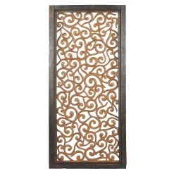 Best deal 🛒 Brown Traditional Ornamental Wood Wall Decor, 51" x 24" by Ivory and Iris 😍