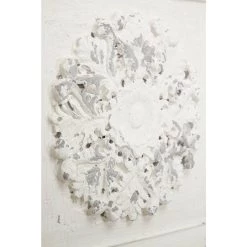 Cheapest π Set of 4 White Fiberglass Vintage Floral Wall Decor, 19" x 19" by Ivory and Iris π 16 Cheapest π Set of 4 White Fiberglass Vintage Floral Wall Decor, 19" x 19" by Ivory and Iris π -Cheap Ivory and Iris Store D489222S 6