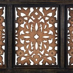 Coupon 🎉 Brown Traditional Ornamental Wood Wall Decor, 72" x 20" by Ivory and Iris 😀 -Cheap Ivory and Iris Store D489223S 3
