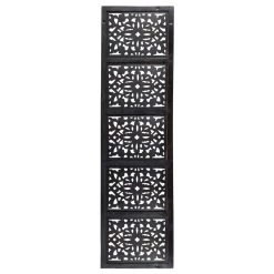 Coupon 🎉 Brown Traditional Ornamental Wood Wall Decor, 72" x 20" by Ivory and Iris 😀 -Cheap Ivory and Iris Store D489223S 5