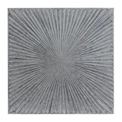 Discount 😀 36" Gray Contemporary Abstract Wall Décor by Ivory and Iris 🎁