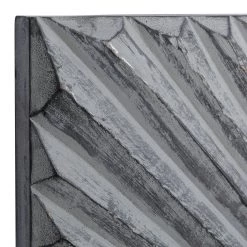 Discount 😀 36" Gray Contemporary Abstract Wall Décor by Ivory and Iris 🎁 -Cheap Ivory and Iris Store D489230S 3