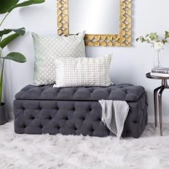 Best deal ❤️ Gray Wood Vintage Bench, 16" x 47" x 23" by Ivory and Iris 🥰 -Cheap Ivory and Iris Store D489327S 10