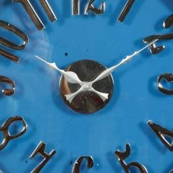 Best Sale ✨ 16" Blue Aluminum Contemporary Wall Clock by Ivory and Iris 💯 10 Best Sale ✨ 16" Blue Aluminum Contemporary Wall Clock by Ivory and Iris 💯 -Cheap Ivory and Iris Store D489914S 3