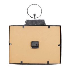 Buy 🥰 16" White Metal Vintage Wall Clock by Ivory and Iris 🔥 -Cheap Ivory and Iris Store D489915S 5