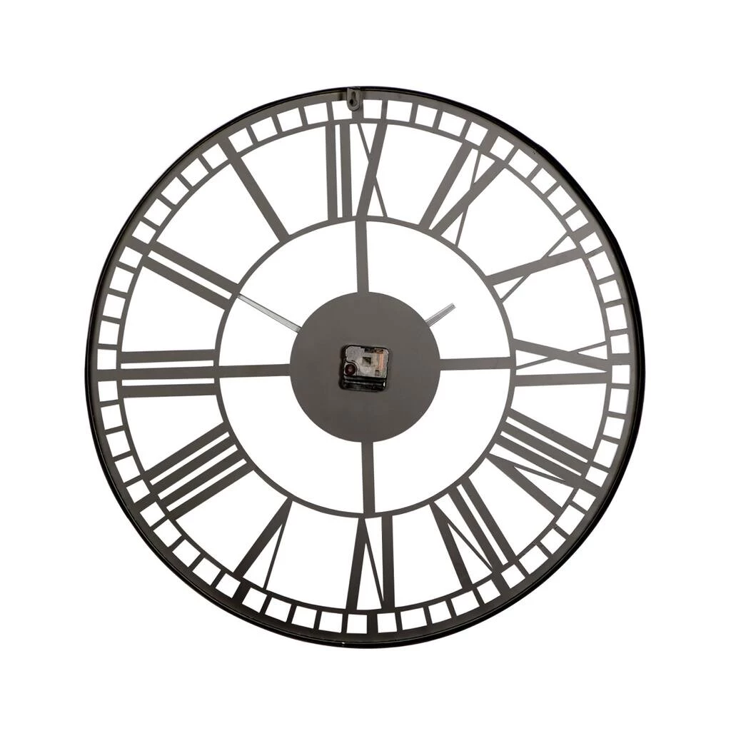 Brand new π 28" Black Metal Contemporary Wall Clock by Ivory and Iris π 5 Brand new π 28" Black Metal Contemporary Wall Clock by Ivory and Iris π - Image 5