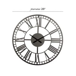 Brand new π 28" Black Metal Contemporary Wall Clock by Ivory and Iris π 16 Brand new π 28" Black Metal Contemporary Wall Clock by Ivory and Iris π -Cheap Ivory and Iris Store D489919S 8