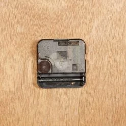 Budget 😍 25" Brown Wood Industrial Wall Clock by Ivory and Iris ✔️ -Cheap Ivory and Iris Store D489924S 6