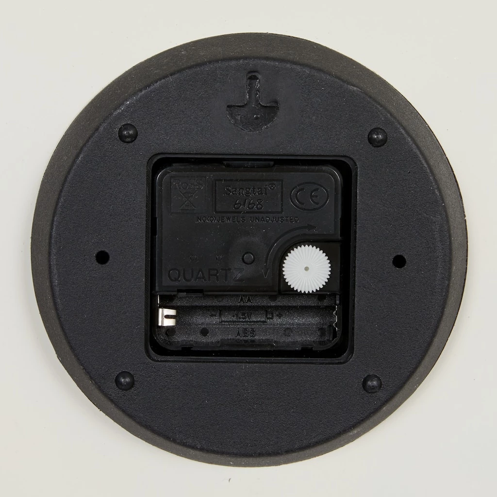 Budget 🥰 24" White Wood Coastal Wall Clock by Ivory and Iris 🧨 6 Budget 🥰 24" White Wood Coastal Wall Clock by Ivory and Iris 🧨 - Image 6