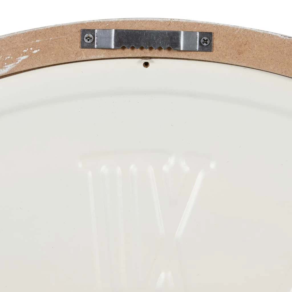 Budget 🥰 24" White Wood Coastal Wall Clock by Ivory and Iris 🧨 7 Budget 🥰 24" White Wood Coastal Wall Clock by Ivory and Iris 🧨 - Image 7