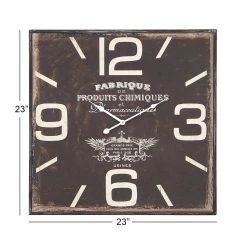 Brand new ❤️ 23" Black Wood Vintage Wall Clock by Ivory and Iris 🔥 11 Brand new ❤️ 23" Black Wood Vintage Wall Clock by Ivory and Iris 🔥 -Cheap Ivory and Iris Store D489927S 5