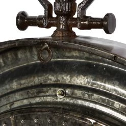 Best deal ⭐ 29" Black Metal Farmhouse Wall Clock by Ivory and Iris ✨ -Cheap Ivory and Iris Store D489933S 5