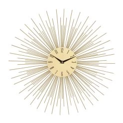 Brand new π 19" Gold Metal Contemporary Wall Clock by Ivory and Iris π€©
