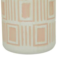 Coupon ✔️ Set of 2 White Stoneware Farmhouse Vase, 7.5", 9.75" by Ivory and Iris 😉 -Cheap Ivory and Iris Store D490003S 4