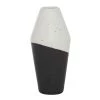 Promo 🔔 Black Ceramic Contemporary Vase, 12" x 6" x 6" by Ivory and Iris ✨