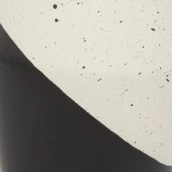 Promo 🔔 Black Ceramic Contemporary Vase, 12" x 6" x 6" by Ivory and Iris ✨ -Cheap Ivory and Iris Store D490008S 5