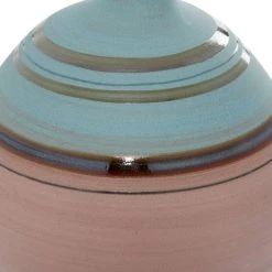Hot Sale 🛒 Pink Ceramic Contemporary Vase 18" x 10" x 10" by Ivory and Iris ❤️ -Cheap Ivory and Iris Store D490010S 3