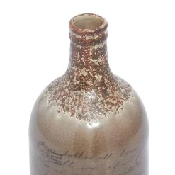 Flash Sale 🔥 Set of 2 Brown Dolomite Vintage Vase, 6" x 10" by Ivory and Iris 🧨 -Cheap Ivory and Iris Store D490024S 7