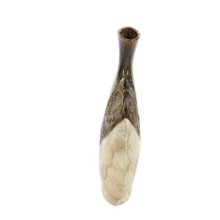 Best deal 🧨 Brown Ceramic Traditional Vase, 14" x 11" x 3" by Ivory and Iris 😉 -Cheap Ivory and Iris Store D490034S 4