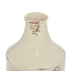 Budget 🧨 Set of 2 Dark Green Dolomite Vintage Vase, 9" x 12" by Ivory and Iris 🛒 -Cheap Ivory and Iris Store D490042S 7