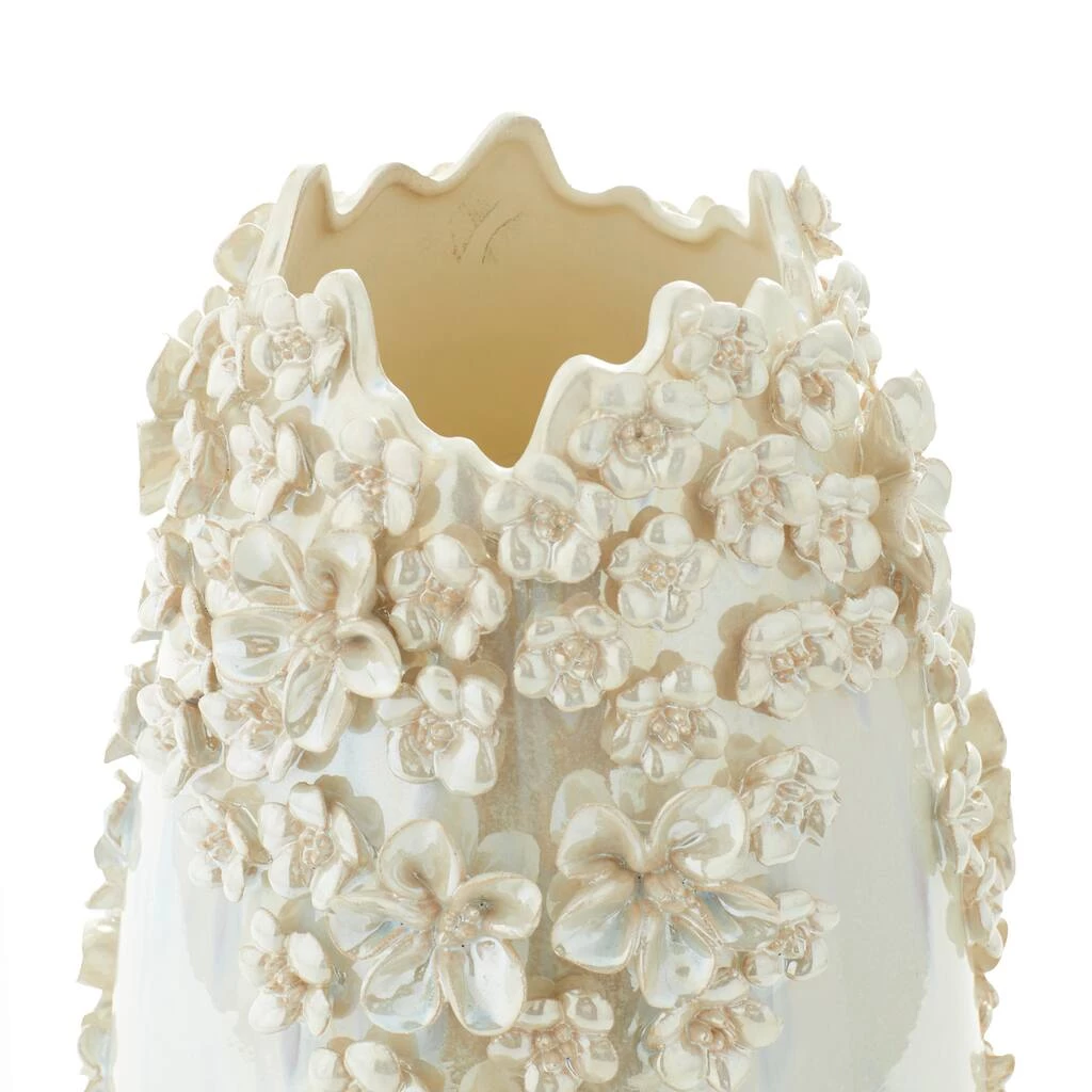 Brand new π Cream Ceramic Farmhouse Vase, 16" x 9" x 9" by Ivory and Iris β 5 Brand new π Cream Ceramic Farmhouse Vase, 16" x 9" x 9" by Ivory and Iris β - Image 5