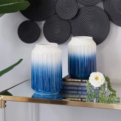 Deals ✔️ Set of 2 Blue Dolomite Coastal Vase, 11", 9" by Ivory and Iris ⭐ 13 Deals ✔️ Set of 2 Blue Dolomite Coastal Vase, 11", 9" by Ivory and Iris ⭐ -Cheap Ivory and Iris Store D490047S 7