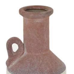 Best Pirce 🎉 White Ceramic Farmhouse Vase, 12" x 6" x 6" by Ivory and Iris 😉 -Cheap Ivory and Iris Store D490049S 4