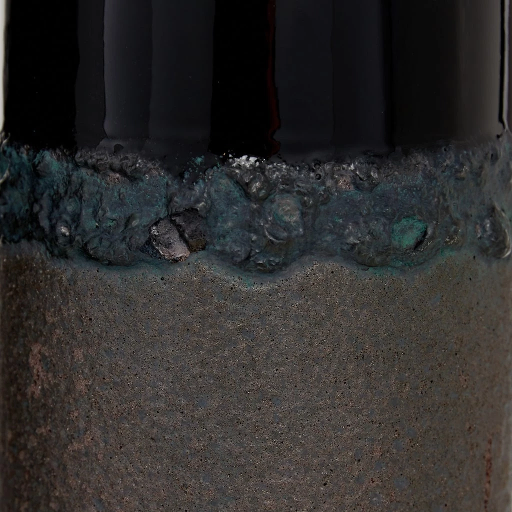 Top 10 π Set of 2 Black Stoneware Rustic Vase, 20", 15" by Ivory and Iris π 4 Top 10 π Set of 2 Black Stoneware Rustic Vase, 20", 15" by Ivory and Iris π - Image 4