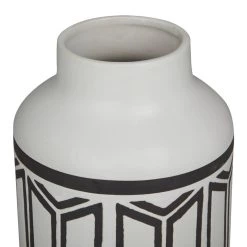 Buy ⌛ White Porcelain Transitional Vase, 12" x 7" x 7" by Ivory and Iris ✔️ -Cheap Ivory and Iris Store D490051S 3