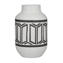 Buy ⌛ White Porcelain Transitional Vase, 12" x 7" x 7" by Ivory and Iris ✔️ -Cheap Ivory and Iris Store D490051S 5