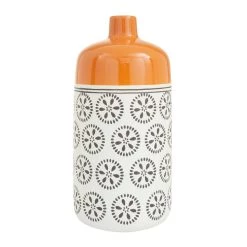 Wholesale ✔️ White Stoneware Transitional Vase, 15" x 9" x 8" by Ivory and Iris 😀 -Cheap Ivory and Iris Store D490053S 5