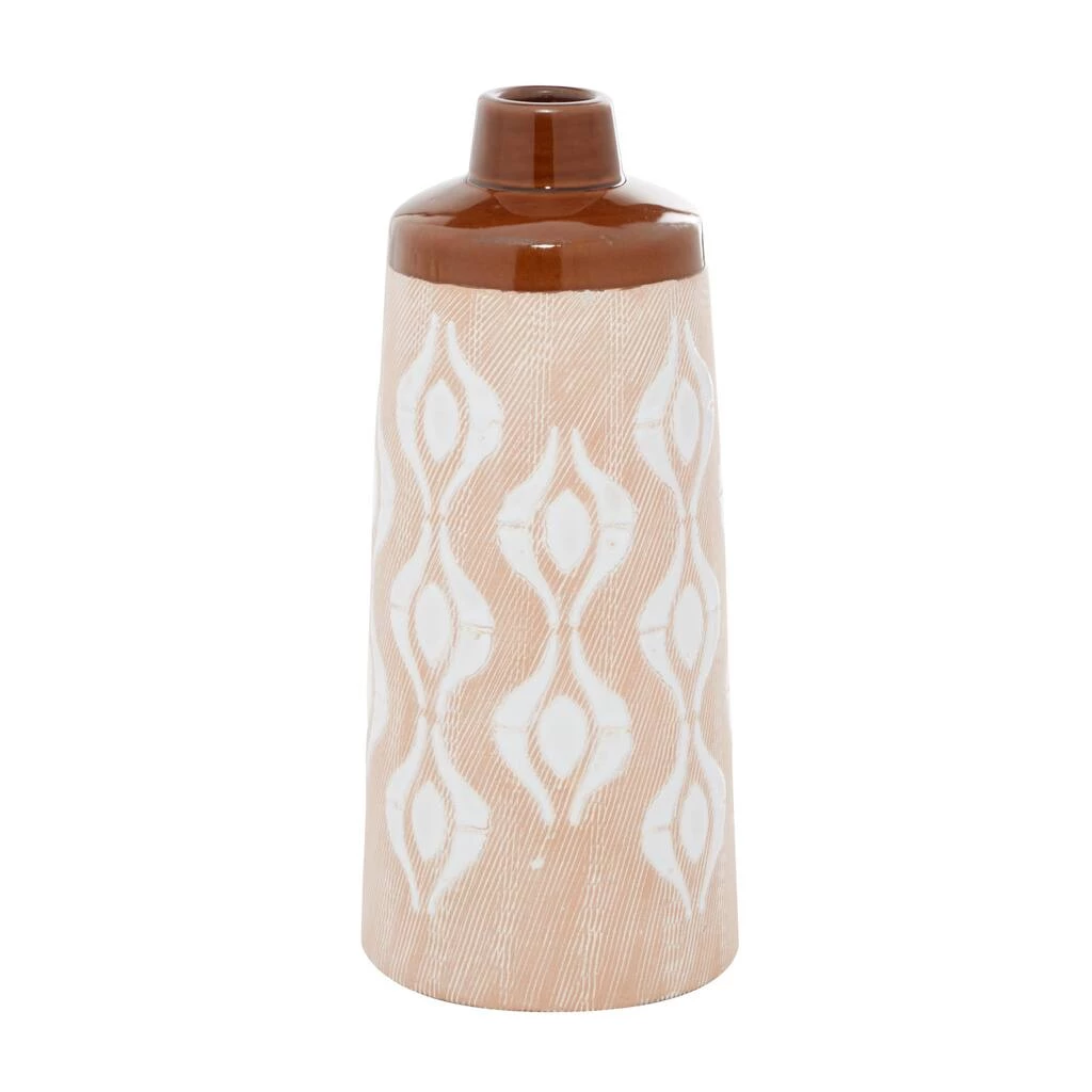 Buy π Tan Porcelain Traditional Vase 12" x 5" x 5" by Ivory and Iris π 1 Buy π Tan Porcelain Traditional Vase 12" x 5" x 5" by Ivory and Iris π